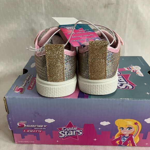 S Sport By Skechers 6 Light Pink Toddler Girls Lexie Sneakers Sequin Embellished - Picture 5 of 7